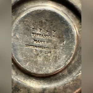 Tiffany & Co Antique silver dish. Preliminary listing.  Will clean up.